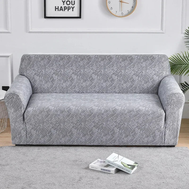 1pc Flower Printed Elastic Sofa Cover Spandex Living Room Home Decor